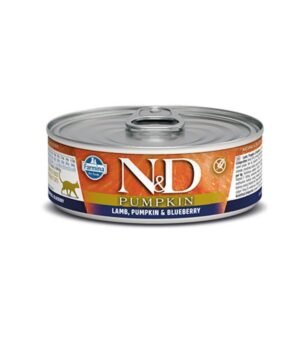 Nd Balkabaklı Kuzu Eti Ve Yaban Mersinli Kedi Konservesi 80 Gr