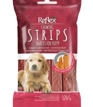 Chewing  Strips Biftekli Yavru Köpek Ödülü 120 Gr