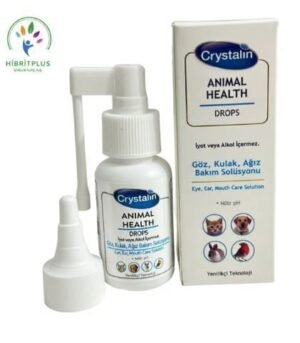 Crystalin Kedi ve Köpek İçin Göz, Kulak Ve Ağız Bakım Solüsyonu 50 Ml