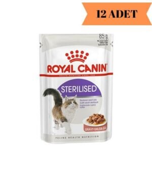 Gravy Sterilised Kısırlaştırılmış Yaş Kedi Maması 12 Adet 85 Gr