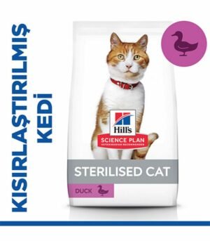 Hill’s Scıence Plan Sterilised Ördekli Kısırlaştırılmış Kedi Maması 1,5 Kg