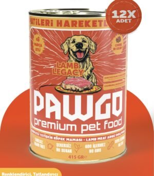 Pawgo Lamb Legacy | Kuzulu | 400g X 12 | Parça Etli | Köpek Yaş Mama