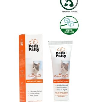 Petit Patty Malt Paste 100g (Kediler İçin Tüy Yumağı Önleyici Anti-Hairball Malt Macunu)