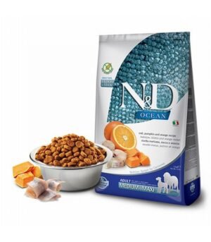 Nd Ocean Köpek Morina Balığı, Balkabağı & Portakal Yetişkin Medium & Maxı 2.5Kg