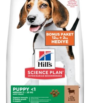 Hills Puppy Kuzulu Medium Yavru Kuru Köpek Maması 14 Kg