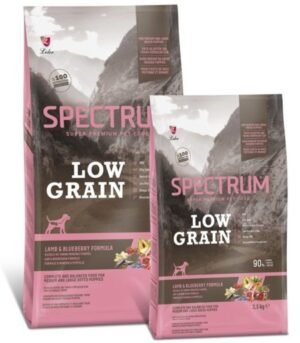 Spectrum Low Graın Kuzulu,Yaban Mersinli Medium-Large Yavru Köpek Maması 12+1 Kg