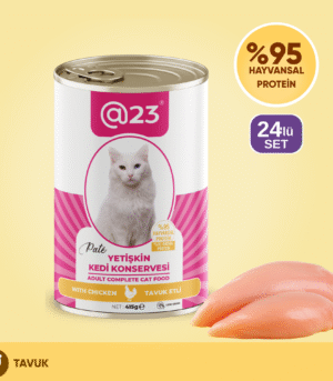 @23 Yetişkin Kedi Konservesi Tavuk Aromalı 415 g x 24 adet