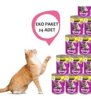 Whiskas Tavuklu Kedi Konserve Maması 24 X 400 G
