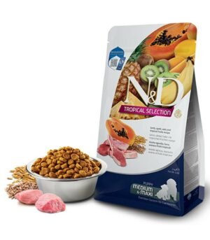 N&D Tropical Selection Kuzu Etli Ve Tropikal Meyveli Orta Ve Büyük Irk Yavru Köpek Maması 10 Kg