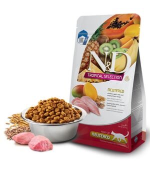 N&D Tropical Selection Tavuklu Ve Tropikal Meyveli Kısırlaştırılmış Kedi Maması 1,5 Kg