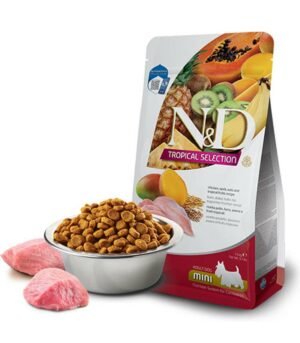 N&D Tropical Selection Tavuklu Ve Tropikal Meyveli Mini Irk Yetişkin Köpek Maması 5 Kg
