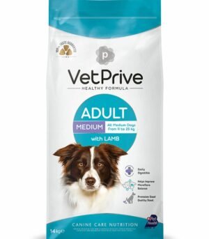 Vet Prive Orta Ve İri Irk Yetişkin Köpek Maması Kuzu Etli 14 Kg