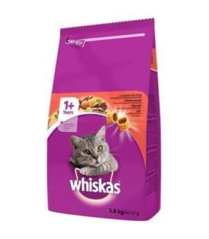 Whiskas Sığır Etli Yetişkin Kedi Maması 3,8Kg